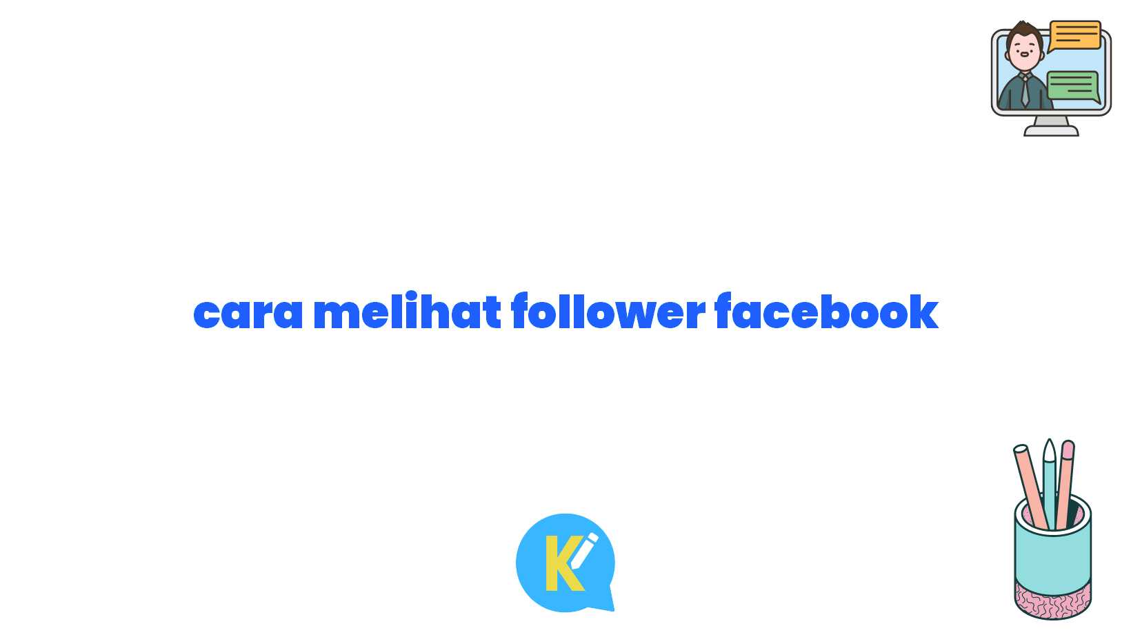 cara melihat follower facebook