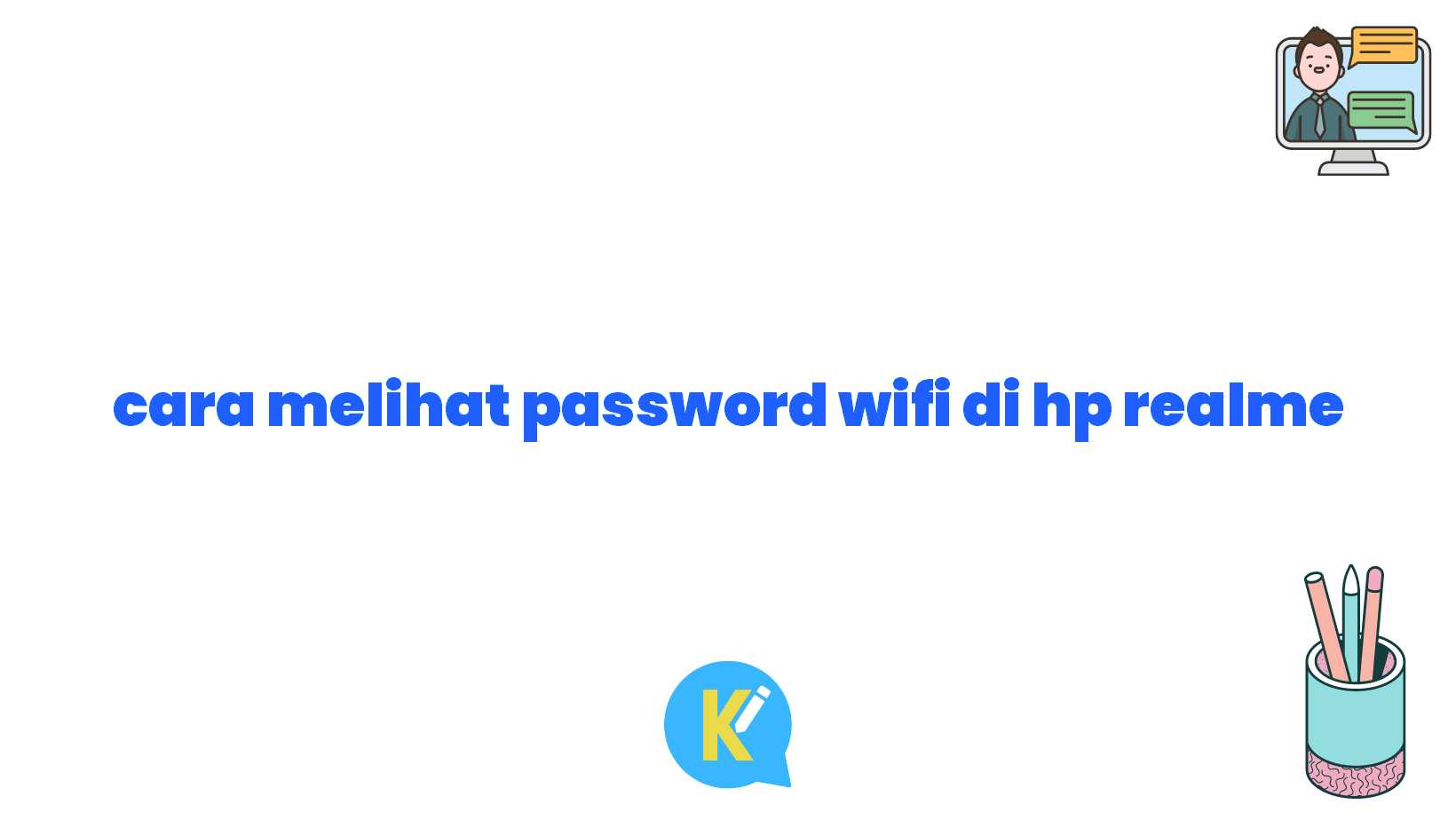 cara melihat password wifi di hp realme