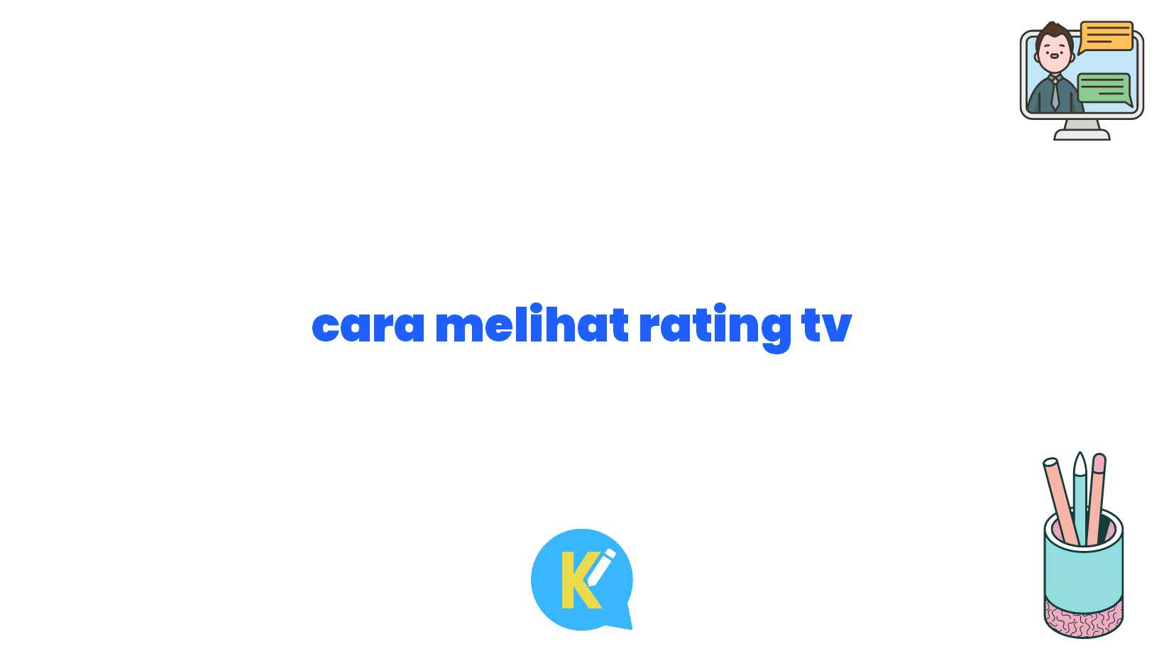 cara melihat rating tv