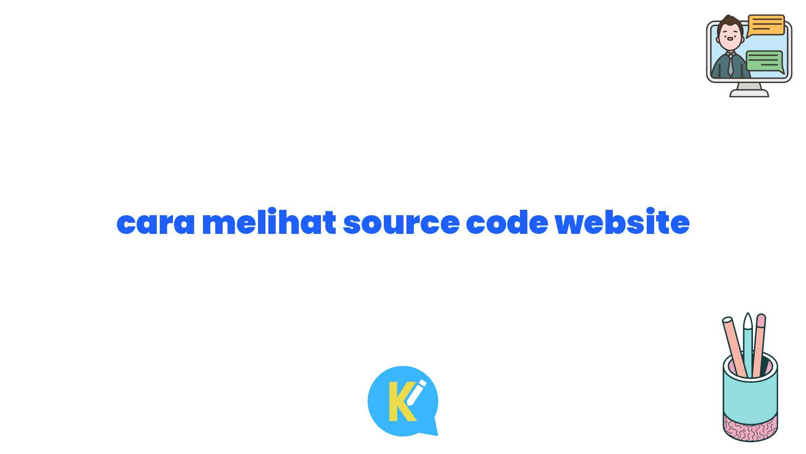cara melihat source code website