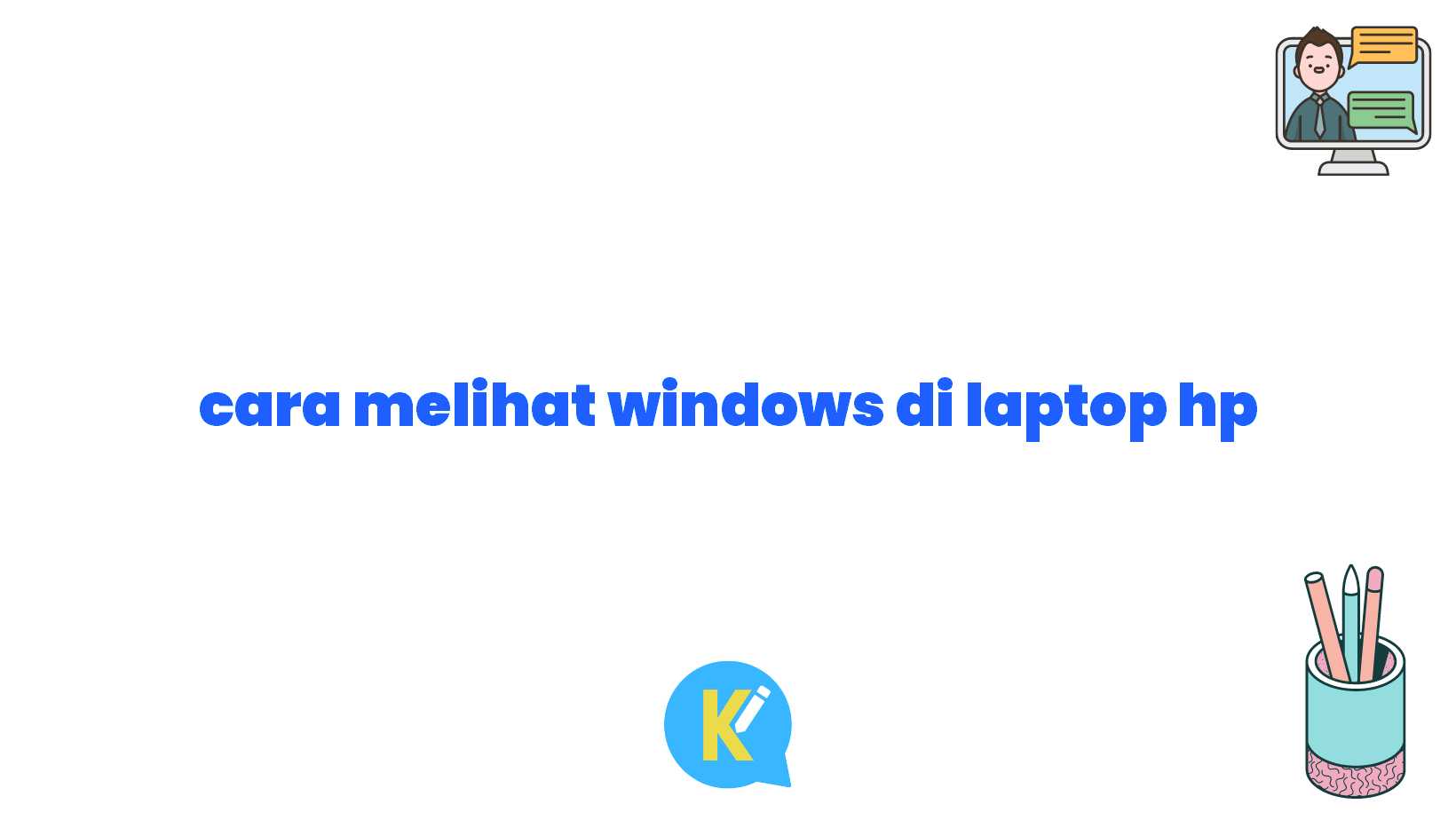 cara melihat windows di laptop hp