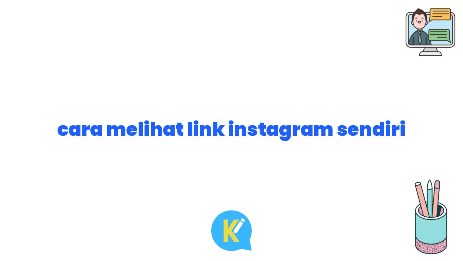 cara melihat link instagram sendiri