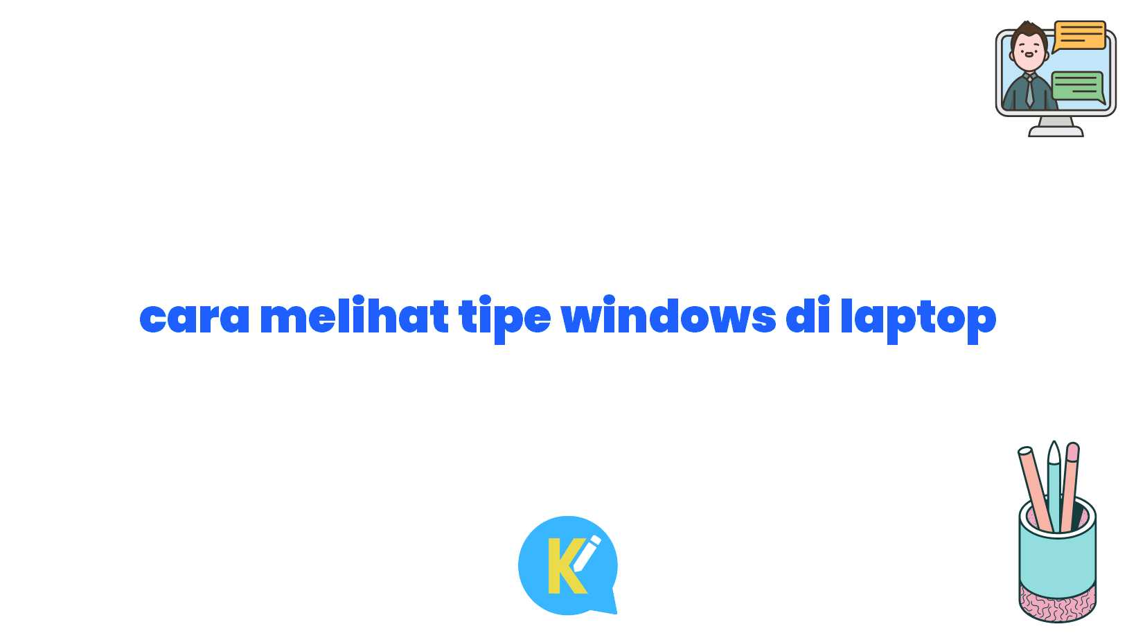 cara melihat tipe windows di laptop