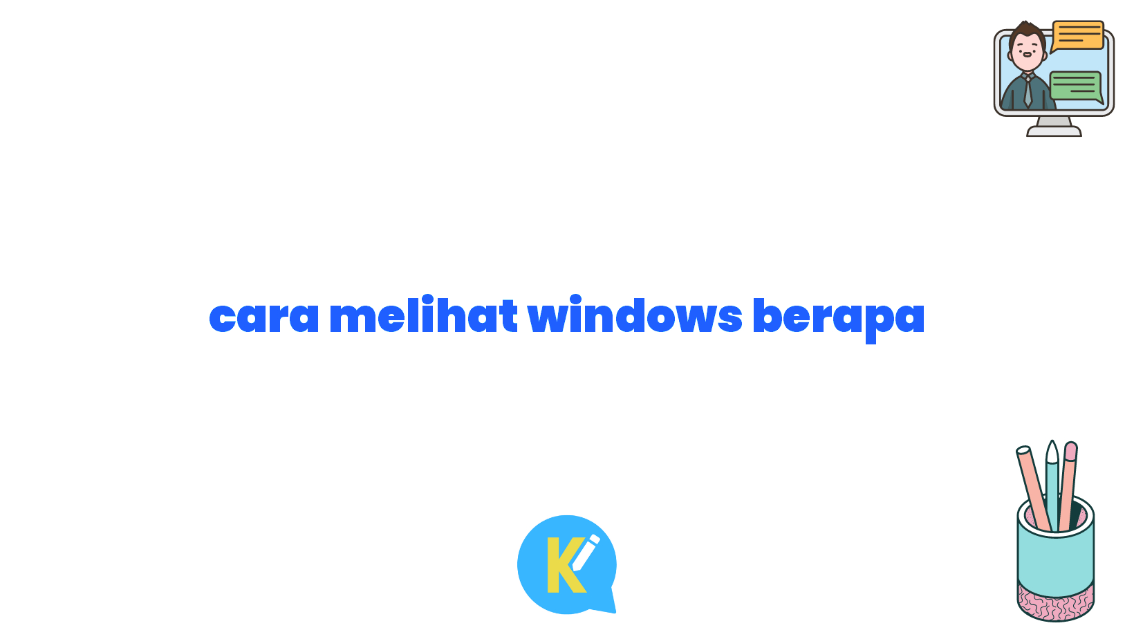 cara melihat windows berapa
